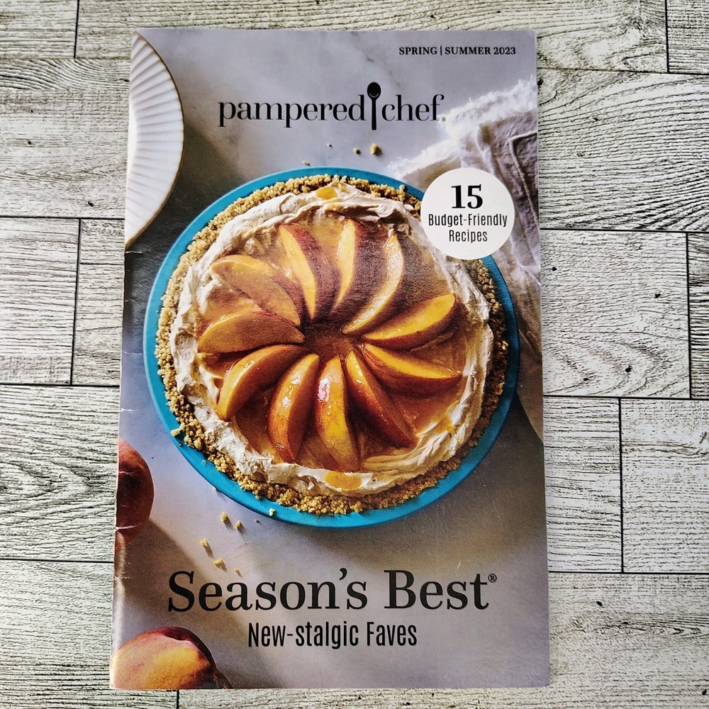 Pampered Chef 2023 Spring Summer Cookbook‎ Booklet VERY GOOD